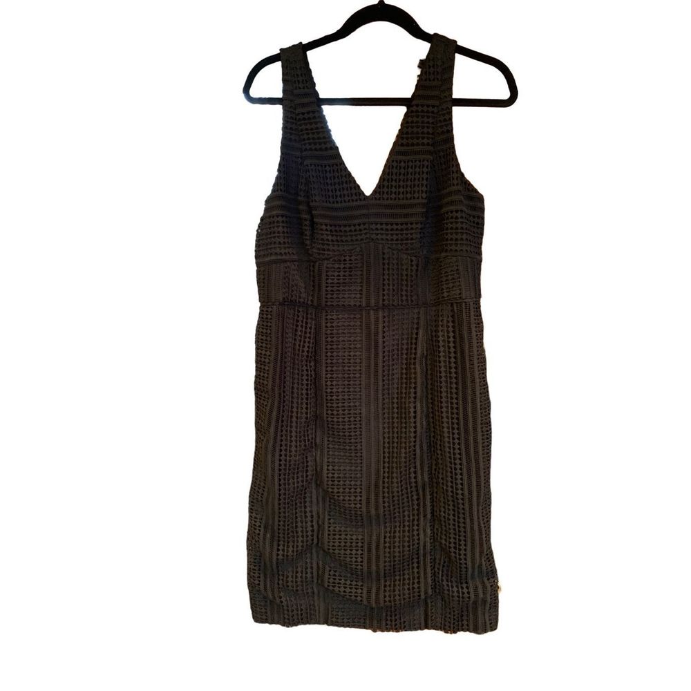 Anthropologie Maeve black sheath dress